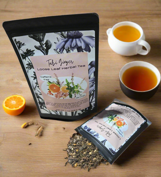 Tulsi Ginger loose leaf tea