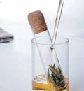 Borosilicate glass tube tea infuser