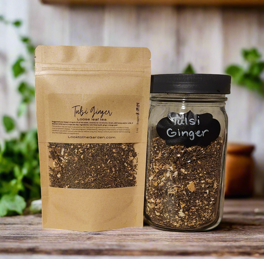 Tulsi Ginger loose leaf tea