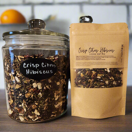 Crisp Citrus Hibiscus loose leaf tea