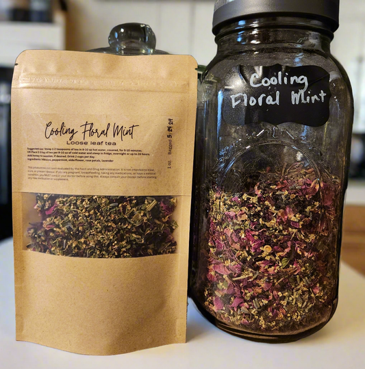 Cooling Floral Mint loose leaf tea