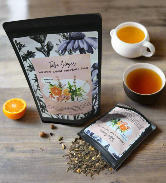 Tulsi Ginger loose leaf tea
