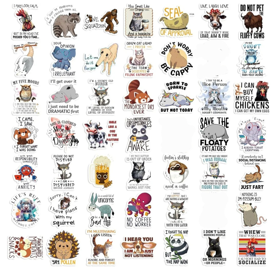 Water bottle/laptop stickers