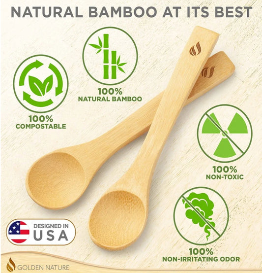 Bamboo honey spoon