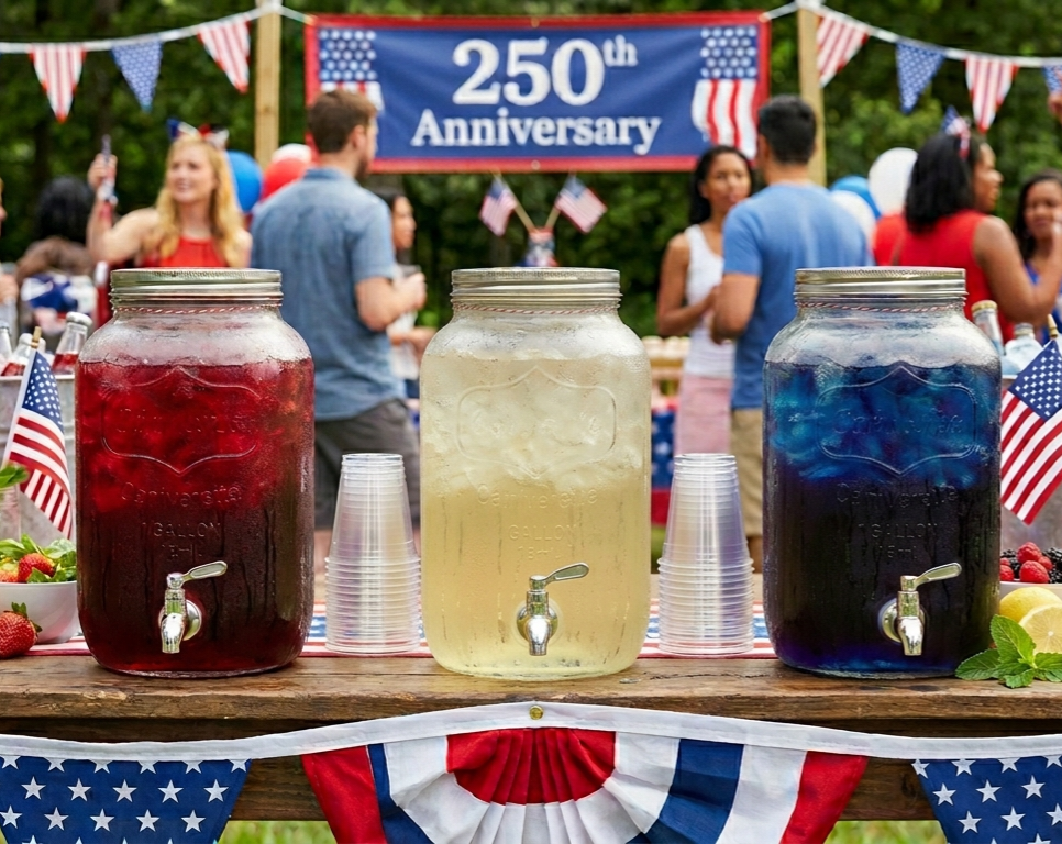 Red, White & Blue loose leaf herbal tea bundle