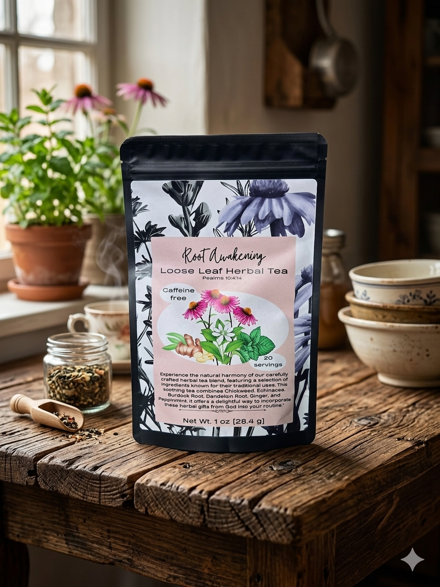 Root Awakening loose leaf herbal tea